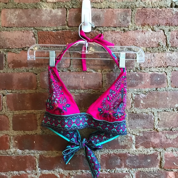 Victoria's Secret Other - Pink bohemian halter bikini top